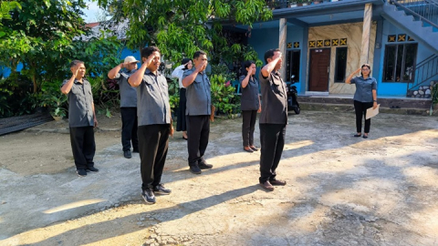 Peserta Apel Pagi
