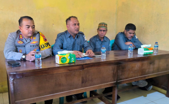 Ketua, Anggota Bawaslu Sumba Tengah, Kapolres Sumba Barat